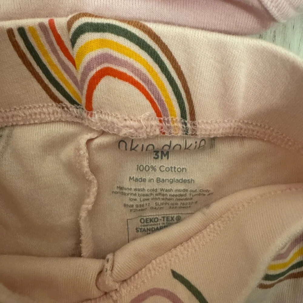 Okie Dokie Pink Rainbow Kids Matching Set